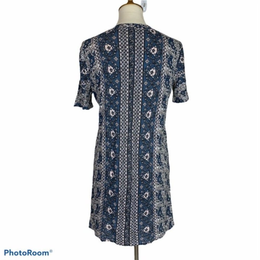 Lucky Brand T-Shirt Dress Floral Women S - Picture 5 of 6